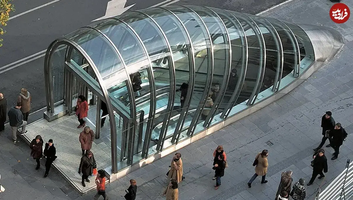 تصاویر؛ معماری ورودی ایستگاه مترو فُستریتوس