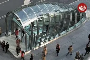 تصاویر؛ معماری ورودی ایستگاه مترو فُستریتوس