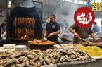 ببینید؛ غذای خیابانی در عراق؛ کباب ماهی مسگوف محبوب عراقی ها در موصل