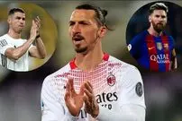 تصاویر؛ زلاتان ابراهیموویچ ۳ بازیکن برتر تاریخ فوتبال را معرفی کرد؛ رونالدو و مسی شگفت‌زده شدند