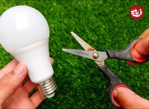 (ویدئو) نحوه درست کردن لامپ ال ای دی(LED) با قیچی به روش برقکار کانادایی