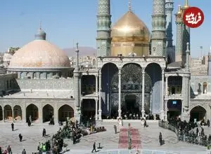 عکس| سفر زمان؛ منظرۀ «ایوان آینه» حرم حضرت معصومه (س) در زمان ناصرالدین شاه