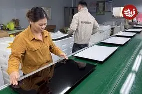 ببینید| فرآیند دیدنی تولید تلویزیون های LED در کارخانه های کره جنوبی