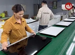 ببینید| فرآیند دیدنی تولید تلویزیون های LED در کارخانه های کره جنوبی