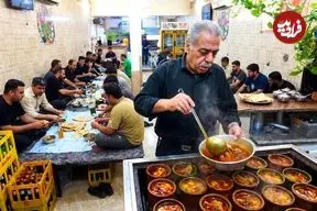 ببینید| غذای خیابانی در ایران؛ پخت آبگوشت سنتی در تهران