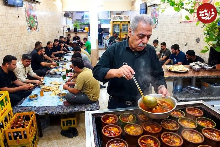 ببینید| غذای خیابانی در ایران؛ پخت آبگوشت سنتی در تهران