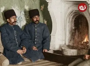 تصاویر| سفر به عصر قاجار؛ از «درباری‌ها کنار شومینه» تا «عصرانه‌خوری کنار استخر»