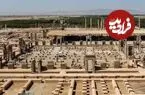 عکس| سفر زمان؛ منظرۀ «تخت جمشید» وقتی هنوز حفاری نشده بود