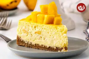 طرز تهیه چیز کیک انبه با بیسکوییت؛ دسر شیک و خوشمزه