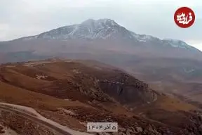 ببینید؛ تغییر چهره سبلان؛ از آبان پوشیده از برف تا آذر بهاری