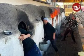 ببینید| غذای خیابانی  در ازبکستان؛ پخت 5000 نان در 8 تنور و در تاشکند