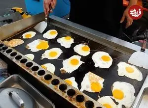 ببینید| غذای خیابانی در تایوان؛ نودل با استیک مرغ، گوشت و تخم مرغ در تایپه