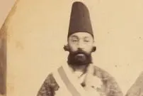عکس| سفر زمان؛ عکس یادگاری مرد درباری با مرد تعزیه خوان در دوران قاجار