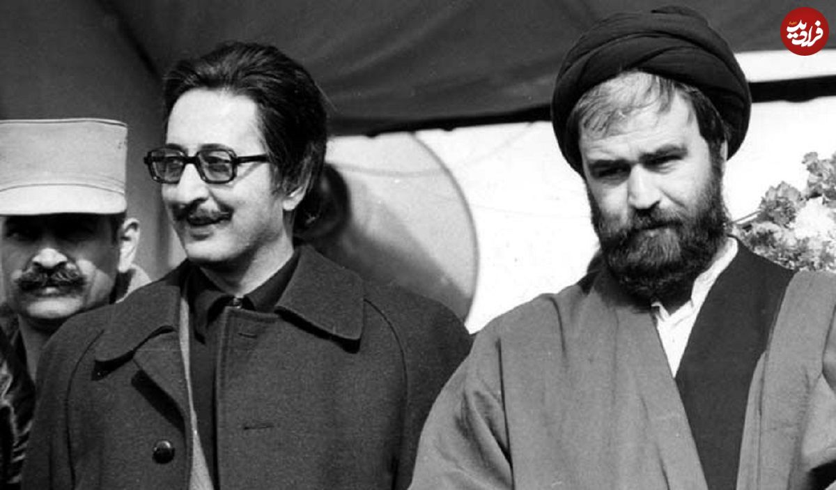 عکس؛ سفر در زمان؛ «بنی صدر در کنار شهید چمران» در جبهه؛ سال 59