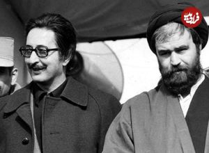 عکس؛ سفر در زمان؛ «بنی صدر در کنار شهید چمران» در جبهه؛ سال 59