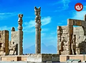 عکس| سفر زمان؛ نمایی کمتر دیده شده از «تخت جمشید» و پله های ورودی آن در دوره قاجار