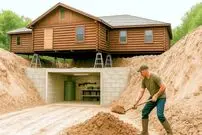 ویدئو| بازسازی یک کلبه قدیمی و ساخت یک پناهگاه مخفی زیر آن در جنگل