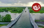 تصاویر| پل آبی ماگدبورگ؛ بزرگ ترین مسیر آبی معلق جهان که رودخانه را پشت سر گذاشت