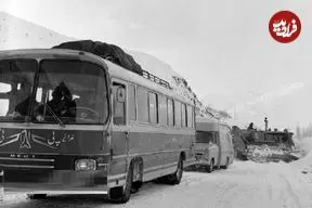 عکس| سفر در زمان؛ هزاران نفر در جاده هراز گیر کردند!