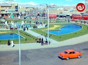 عکس؛ سفر در زمان؛ ظاهر «خودروها، عابران و میدان فوزیه» در سال 1346