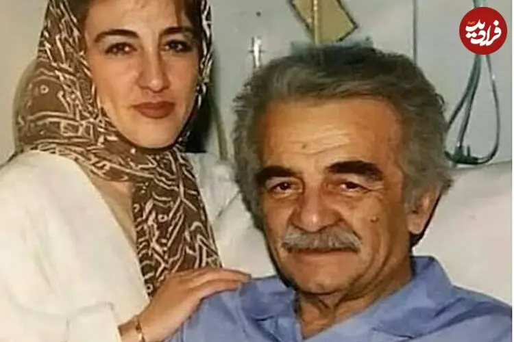 عکس| سفر زمان؛ منوچهر نوذری در جوانی در کنار گوگوش در استودیوی رادیو