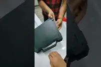(ویدئو) تا به حال لپ تاپ نظامی ضد ضربه و ضد آب لمسی دیده بودید؟