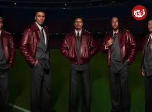 تصاویر| لباس‌های لوکسی که یک ایرانی تن بازیکنان بارسلونا کرد