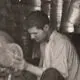 عکس| سفر زمان؛ تصویری از یک «مغازه مسگری در شهر قزوین» در حدود 75 سال قبل