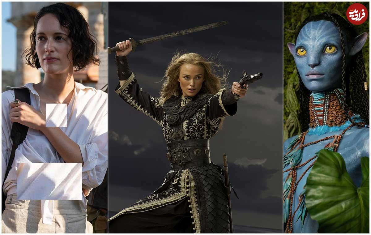 (تصاویر) ۱۰ قهرمان زن برتر فیلم‌های اکشن ماجراجویی