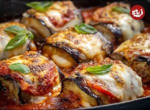 ببینید| با 2 بادمجان و 330 گرم گوجه، این شام جدید و خاص ایتالیایی را آماده کنید