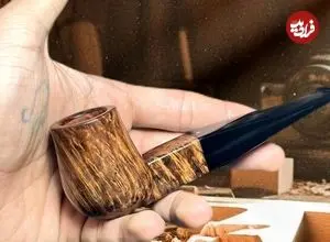 ببینید| مراحل ساخت یک پیپ دست ساز و منحصربه‌فرد با چوب به روش استاد آمریکایی