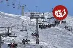 عکس| سفر به ایران قدیم؛ «دو زن اسکی باز» در پیست های اسکی تهران؛ سال 54