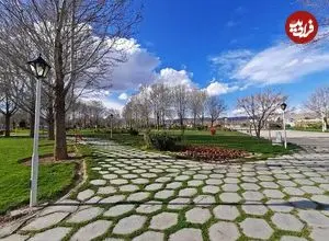 عکس| سفر زمان؛ منظرۀ کاخ دوشان تپه در زمان مظفرالدین شاه