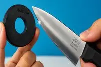 ببینید| ترفندهای ساده برای تیز کردن چاقو  به روش استاد چینی