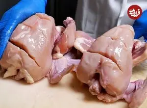 ببینید| غذای خیابانی در هند؛ پخت یک خوراک محلی با مرغ در دهلی نو