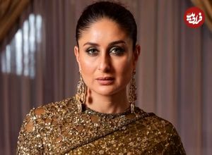 عکس| سفر در زمان؛ «کارینا کاپور خان» در حال گفتگو با پرابو چاولا در بمبئی؛ سال 1388