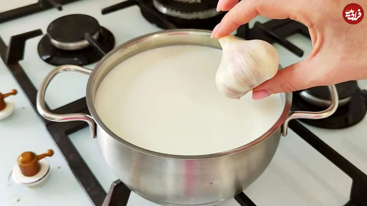 (ویدئو) نحوه درست کردن پنیر با شیر و سیر به روش آلمانی ها! 