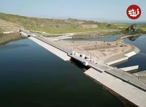 سرریز شدن یک سد مهم ایران