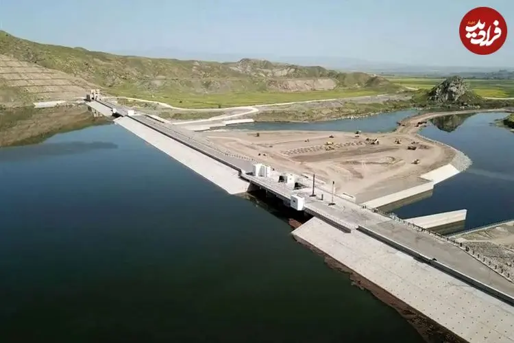 سرریز شدن یک سد مهم ایران