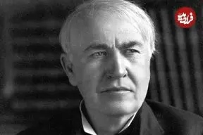 عکس| سفر در زمان؛ «توماس ادیسون» در کنار شریک اش با اولین گرامافون؛ سال 1268