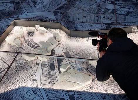 (ویدئو) نمایش نقشه مرمری از روم باستان پس از 100 سال