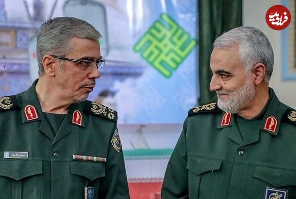 عکس؛ سفر در زمان؛ «سرلشکر باقری در حال گریه کنار پیکر سردار سلیمانی»؛ سال 98