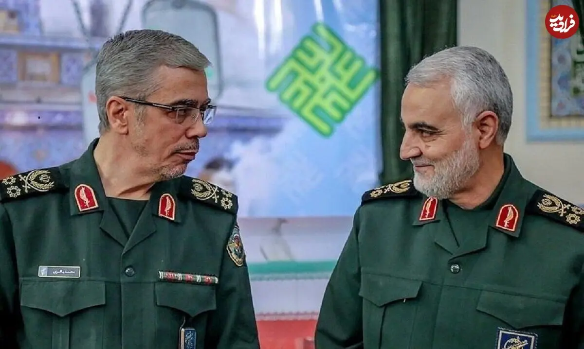 عکس؛ سفر در زمان؛ «سرلشکر باقری در حال گریه کنار پیکر سردار سلیمانی»؛ سال 98