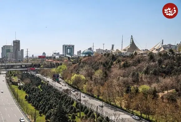 عکس| سفر زمان؛ منظرۀ «شرق و غرب تهران» در دوران ناصرالدین شاه