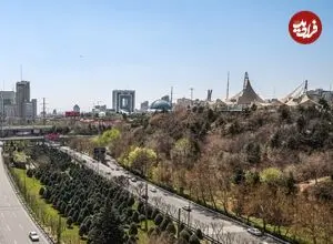 عکس| سفر زمان؛ منظرۀ «شرق و غرب تهران» در دوران ناصرالدین شاه