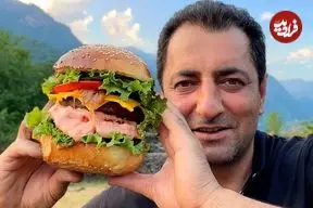 ببینید| غذای روستایی در آذربایجان؛ برداشت میوه و تهیه چیزبرگر در طبیعت 