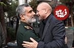 عکس؛ سفر در زمان؛ «سرلشکر باقری و سردار حاجی زاده» در یک شهر موشکی؛ فروردین 1404