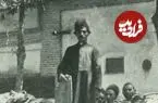 عکس| سفر زمان؛ تصویری از «گاری نان سنگک» در یکی از خیابان‌های تهران در دوران قاجار