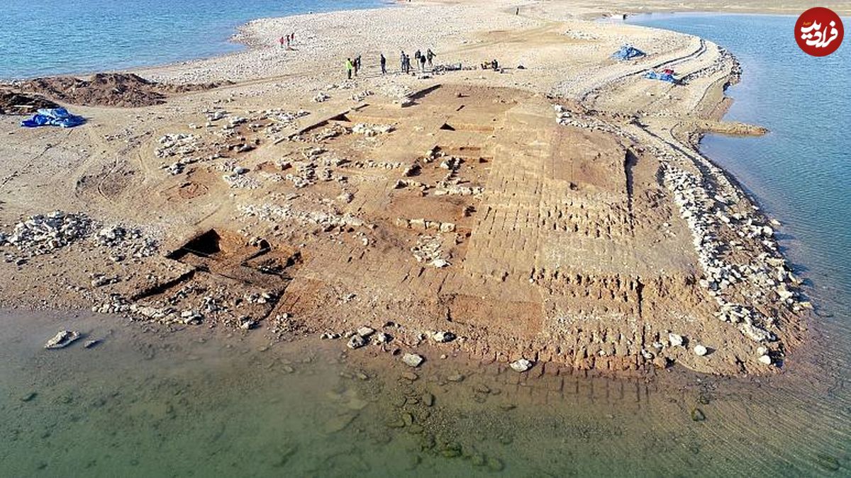 پدیدار شدن یک شهر ۳۴۰۰ ساله در بستر رودخانه دجله کردستان عراق