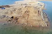 پدیدار شدن یک شهر ۳۴۰۰ ساله در بستر رودخانه دجله کردستان عراق